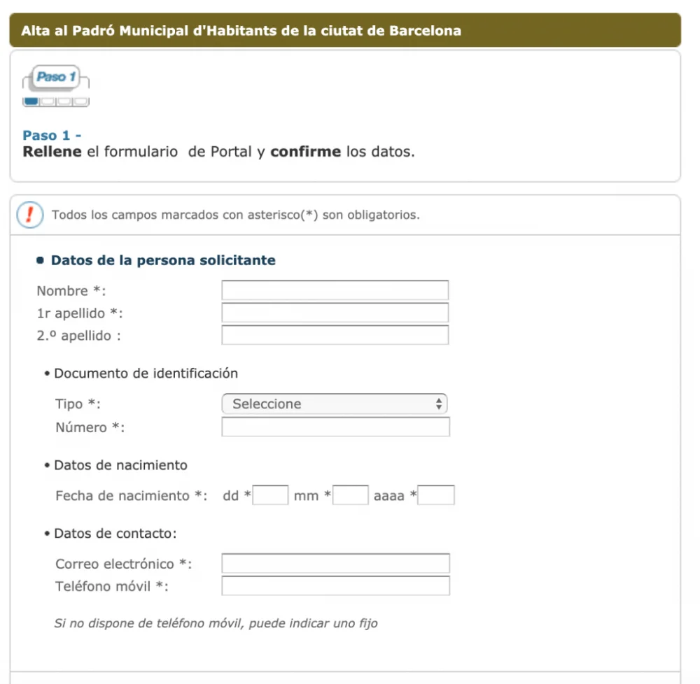 Guía para tramitar el certificado de empadronamiento online en ...