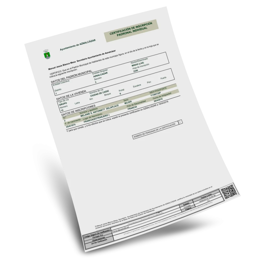 Cómo obtener el certificado de empadronamiento en España | CertificadosWeb